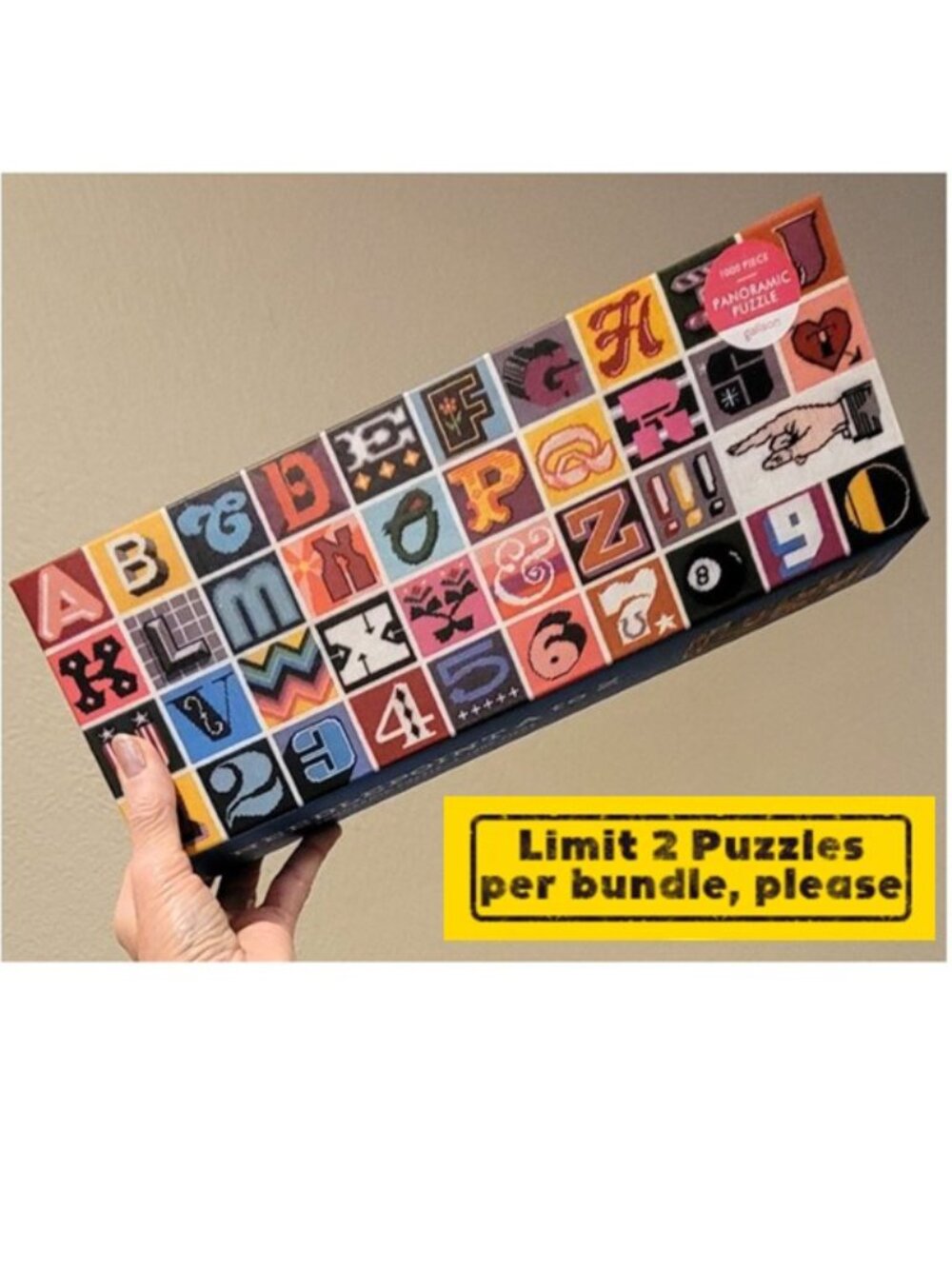 NEEDLEPOINT A TO Z by Galison JIGSAW PUZZLE 1000 pieces
